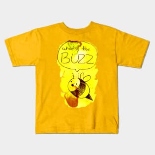 "What's the Buzz" Cute Bee Kids T-Shirt